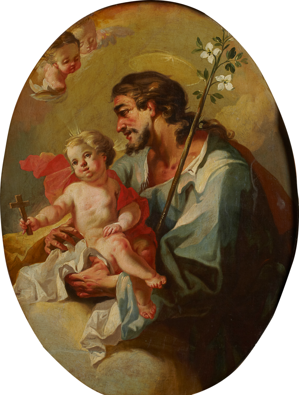 St. Joseph with the Christ Child by Martino Altomonte